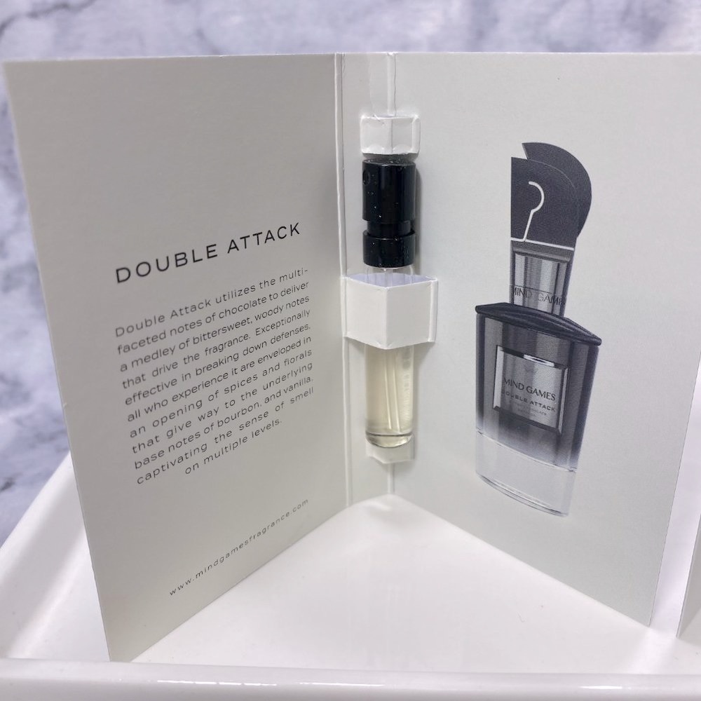 Lot of 2 Mind Games Set,Caissa Double Attack Extrait Parfum-2x2ml,0.06oz-2pc-NEW - Picture 11 of 16